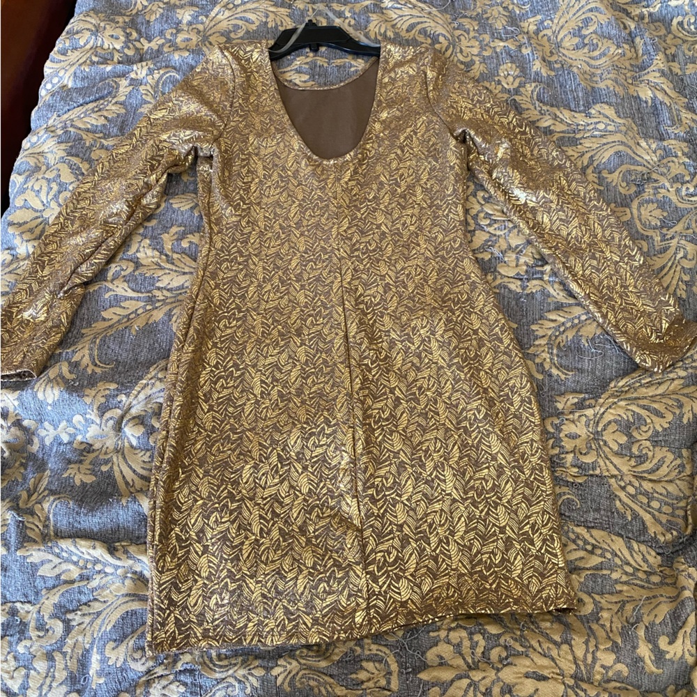 Rhapsody holiday crush gold size large